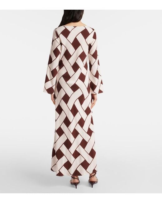 Rixo Pink Alondra Maxi Dress
