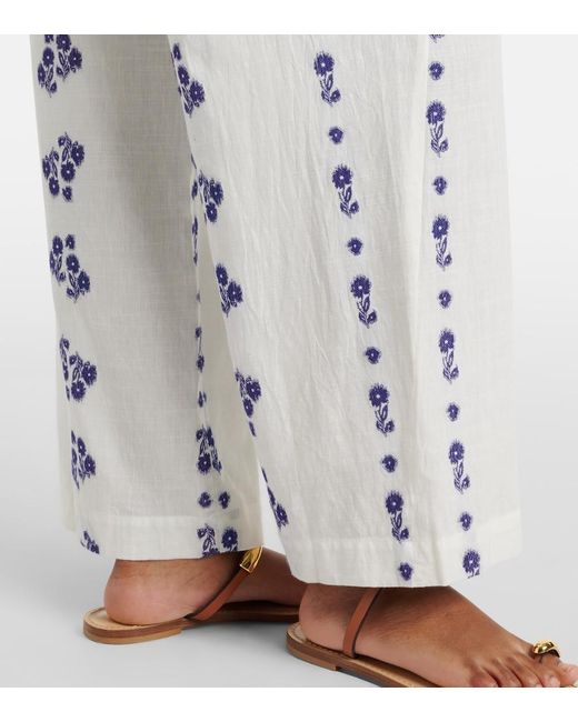 Velvet White Nellie Wide-Leg Pants