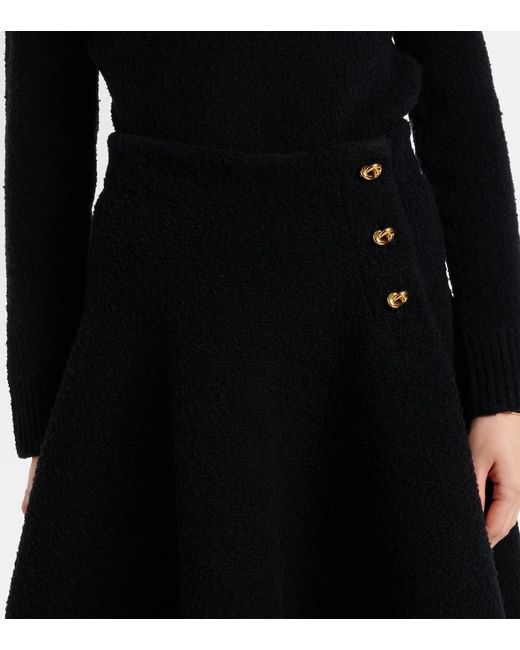 Bottega Veneta Black Midi Skirts