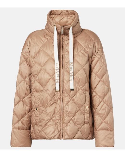 Max Mara Brown The Cube Daunenjacke Pisoft