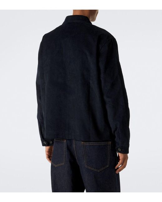 Wales Bonner Black Drew Cotton Corduroy Jacket for men