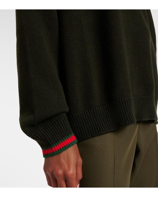 Gucci Black Wool And Cashmere Sweater