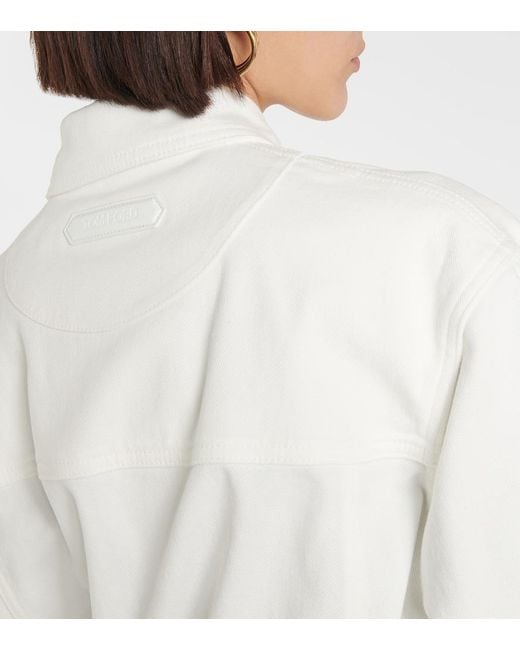 Tom Ford White Denim Jacket