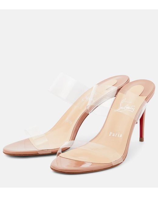Christian Louboutin Natural Just Nothing 85 Tpu Sandals