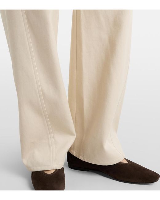 Totême Natural Mid-Rise Wide-Leg Jeans