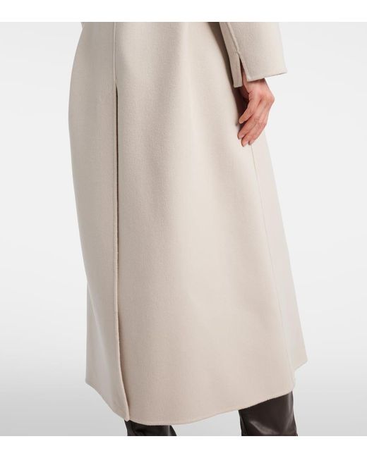 Max Mara Natural Mantel Poldo Aus Wolle