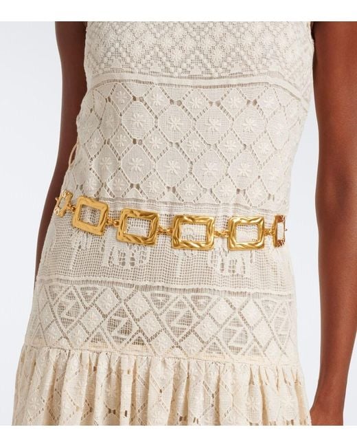Zimmermann White Plated Chain Belt