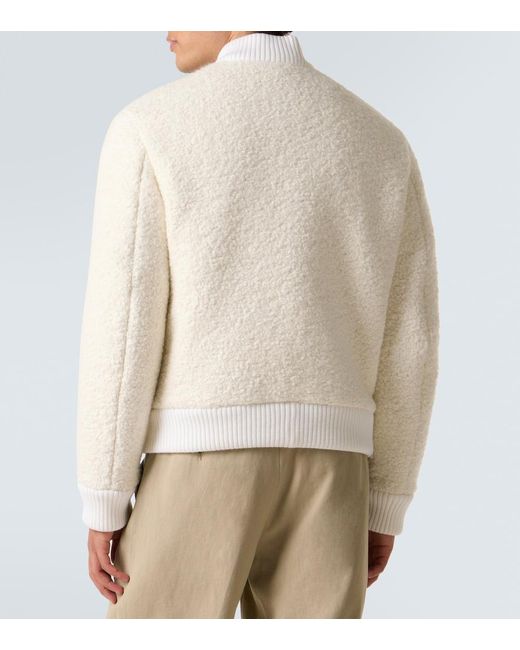 Gabriela Hearst White Cashmere, Alpaca, Wool, And Silk Jacket for men