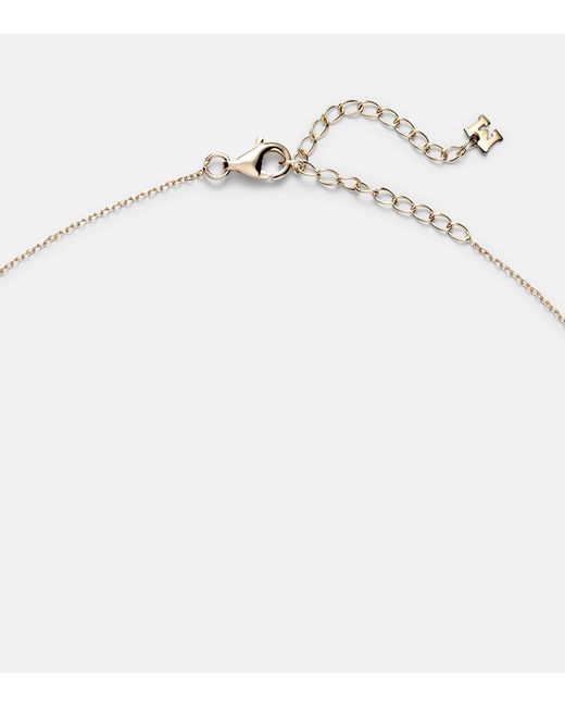 Mateo White 14Kt Necklace With Amethyst And Diamonds