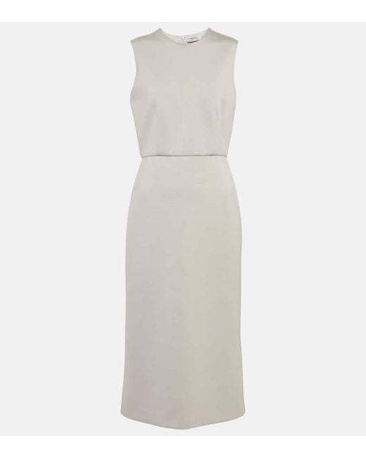 Abito midi Maremar in jersey di Max Mara in White