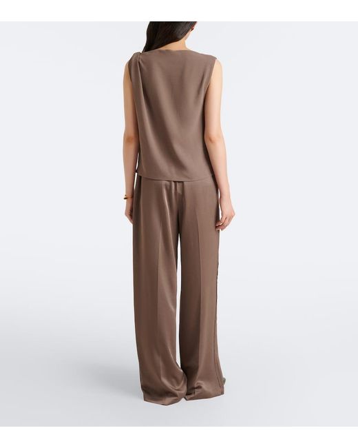Pantalon Ample Vince en coloris Brown