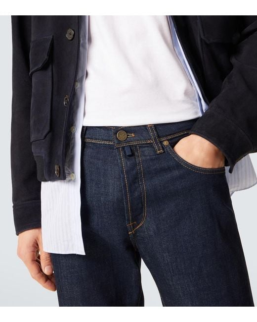 Slowear Blue Slim Jeans for men