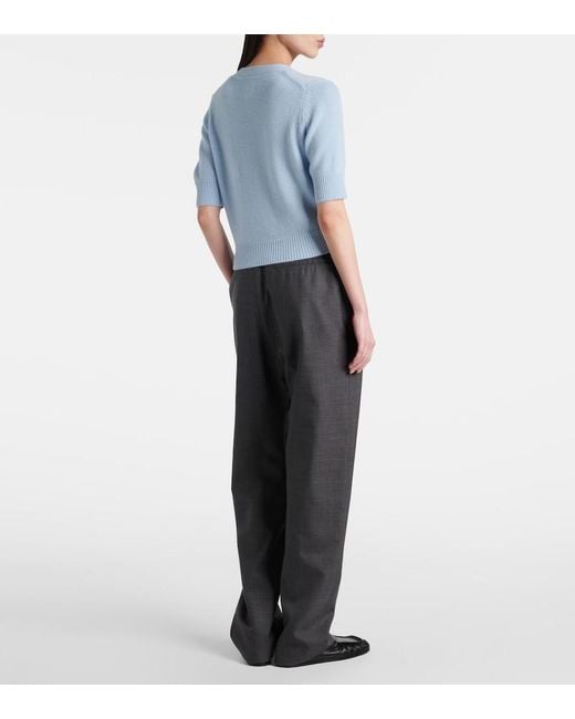 Jardin Des Orangers Blue Cashmere Cardigan