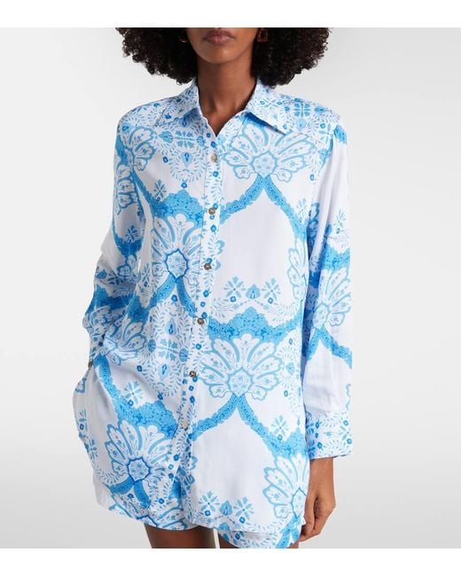 Chemise Paige Imprimee Melissa Odabash en coloris Blue
