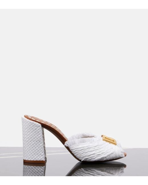 Dolce & Gabbana Brown Dg Mules