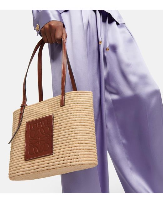 Loewe Multicolor Paula's Ibiza Anagram Small Basket Bag