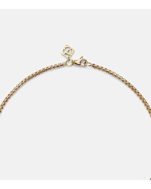 David Yurman Metallic Renaissance 18Kt Pendant Necklace With Diamonds And Emeralds