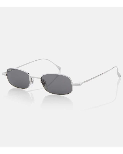 Gucci Gray Eckige Sonnenbrille