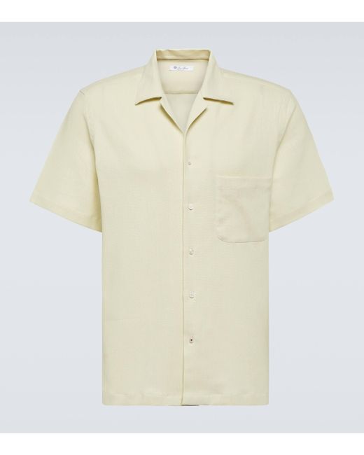 Loro Piana Natural Tindaro Cotton Shirt for men