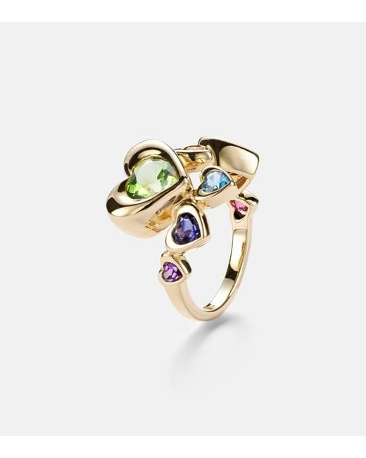 Roxanne First White 14Kt Ring With Sapphires