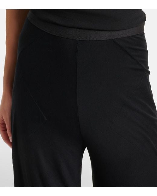 Rick Owens Blue Lilies Wide-Leg Pants