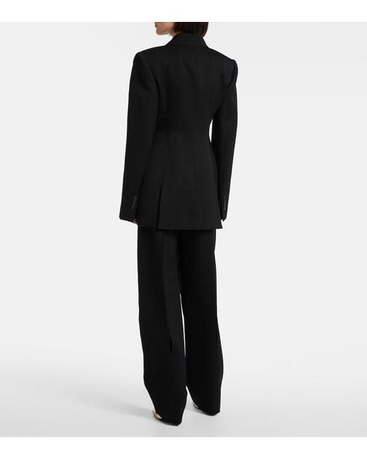 Givenchy Black Cutout Wool Blazer