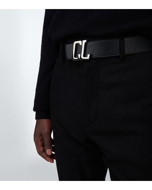 Christian Louboutin Multicolor Happy Rui Cl Logo Leather Belt for men