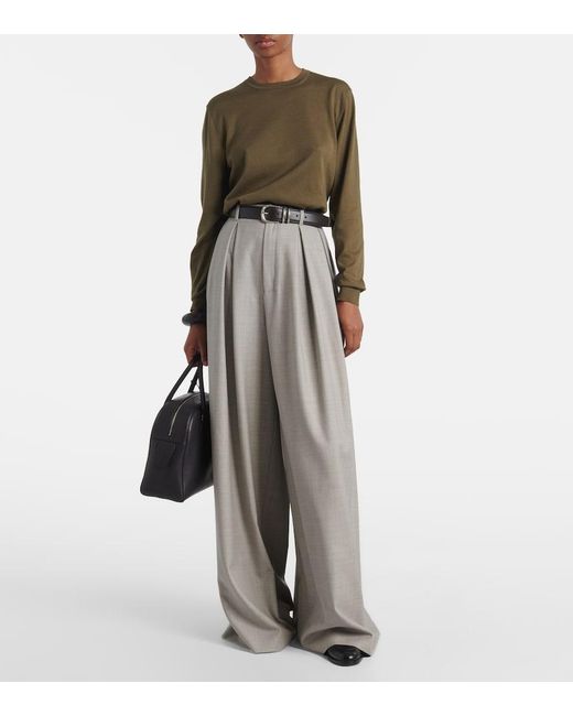Loro Piana Green Cotton Sweater