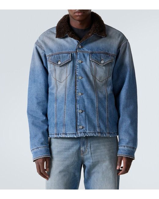 ERL Blue Denim Jacket for men