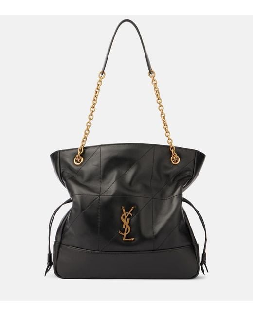 Saint Laurent Black Jamie Shopping Small Leather Shoulder Bag