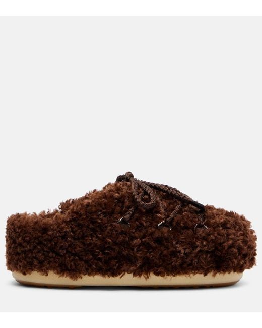 Moon Boot Brown Evx Mules