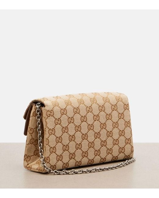 Gucci Natural Dionysus Small Gg Canvas Shoulder Bag