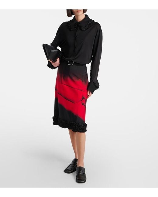 Blouse Jil Sander en coloris Black
