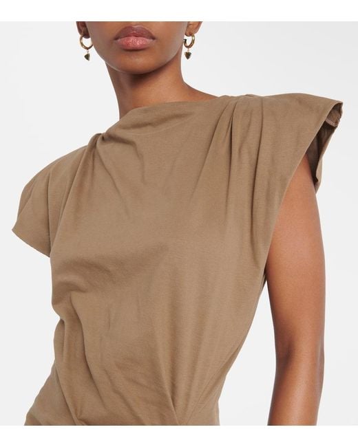 Abito Lungo Nadela di Isabel Marant in Brown