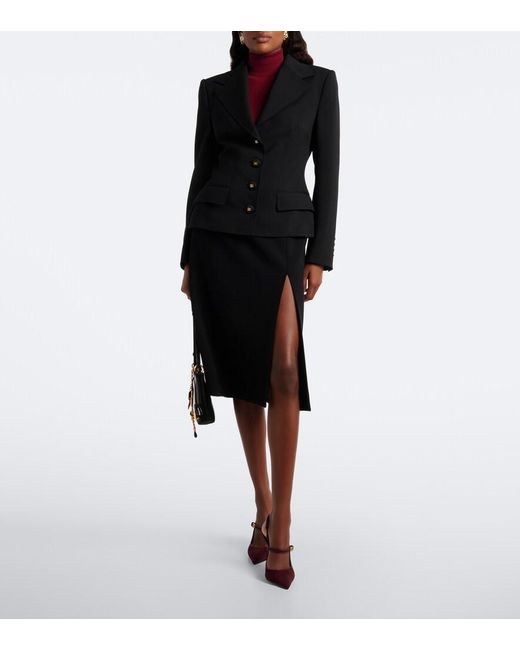Dolce & Gabbana Red Cashmere Turtleneck Sweater