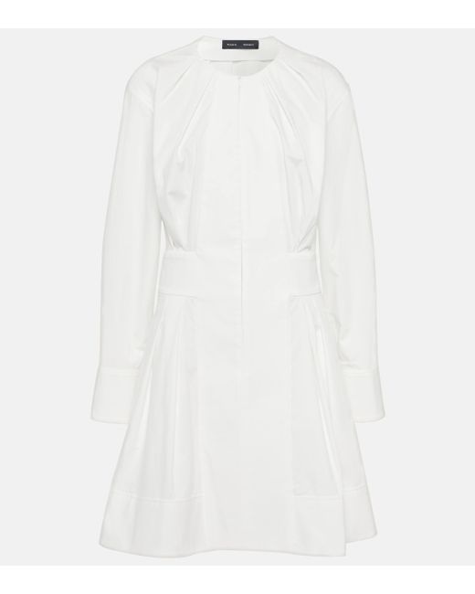 Robe Eileen en coton Proenza Schouler en coloris White
