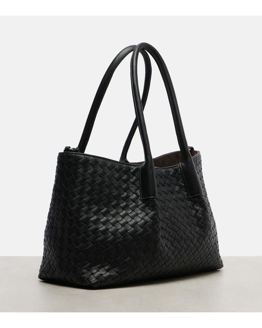 Bottega Veneta Black Wendbare Tote Bag Pinacoteca Small Aus Leder
