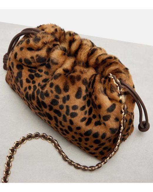 Loewe Brown Flamenco Medium Calf Hair Shoulder Bag