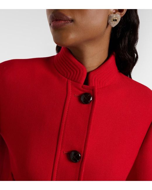 Valentino Red Jacke Vgold Aus Wolle Und Seide