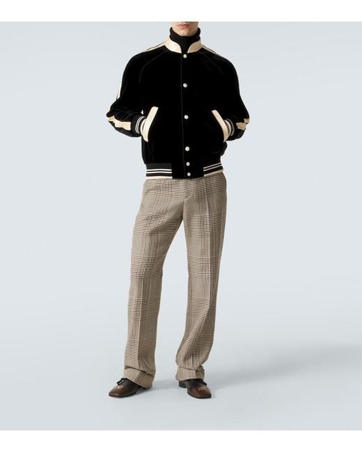 Valentino Black Cotton Bomber Jacket for men