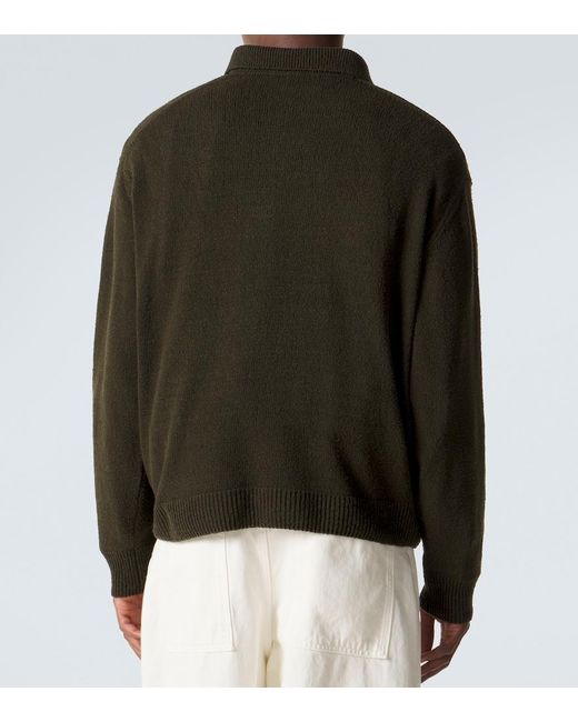 Polo De Seda A.PRESSE de hombre de color Black