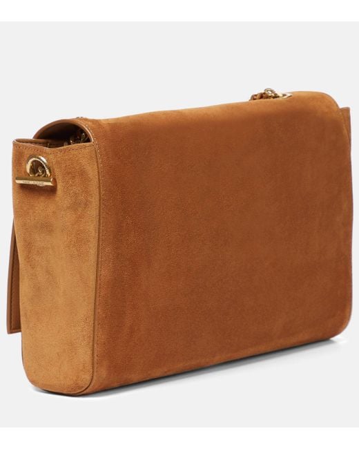 Saint Laurent Brown Kate Medium Reversible Shoulder Bag