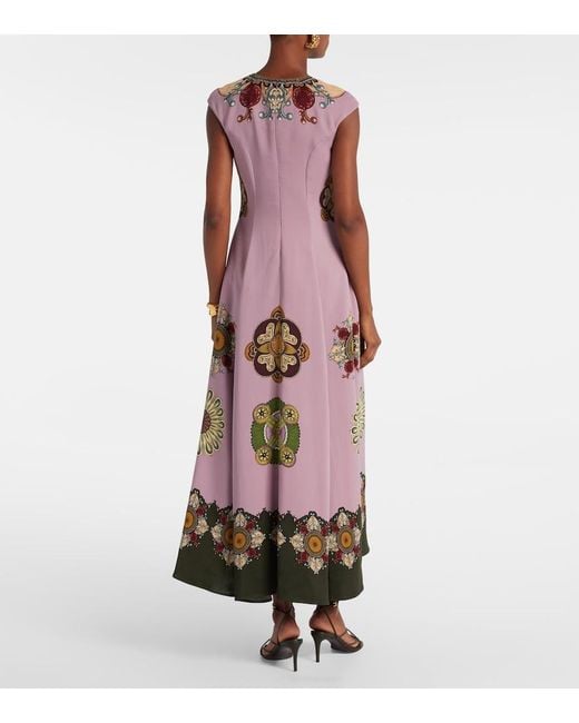 LaDoubleJ Pink Park Ave Printed Maxi Dress