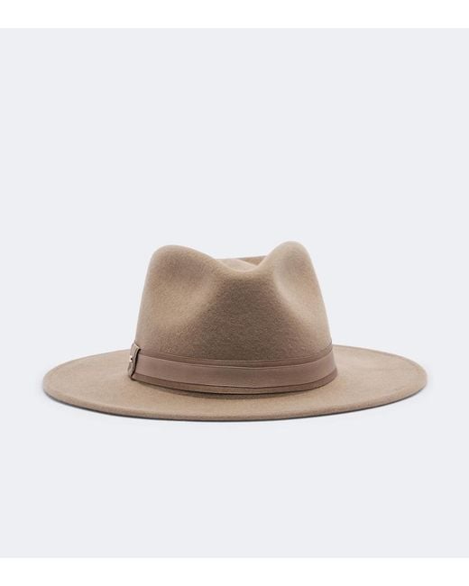 Max Mara Natural Wool And Cashmere Fedora