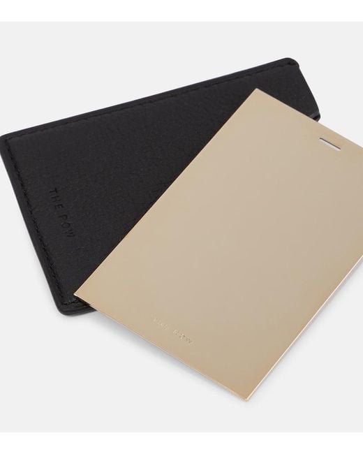 The Row Black Mirror And Leather Case