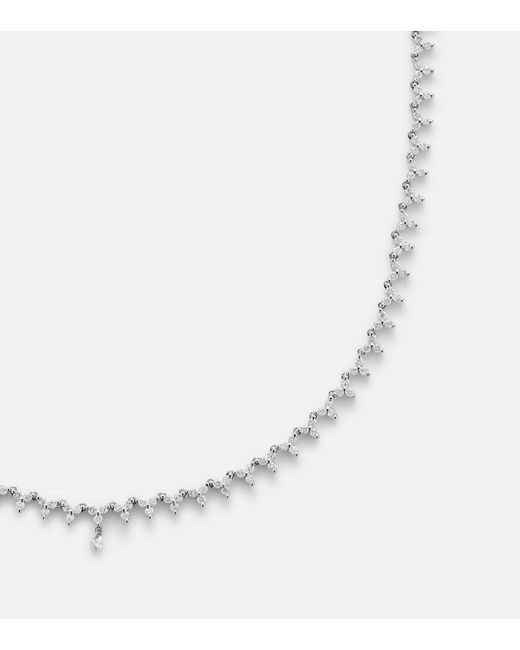 PERSÉE White 18Kt Tennis Necklace With Diamonds