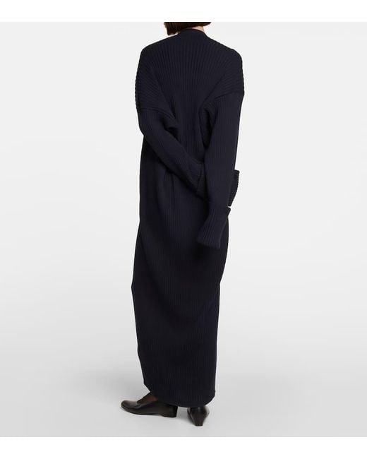 The Row Blue Maxikleid Elodie Aus Baumwolle