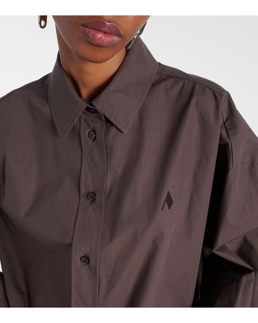 Camicia Oversize Diana di The Attico in Brown