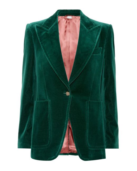 Gucci Blazer aus Samt in Grün | Lyst AT