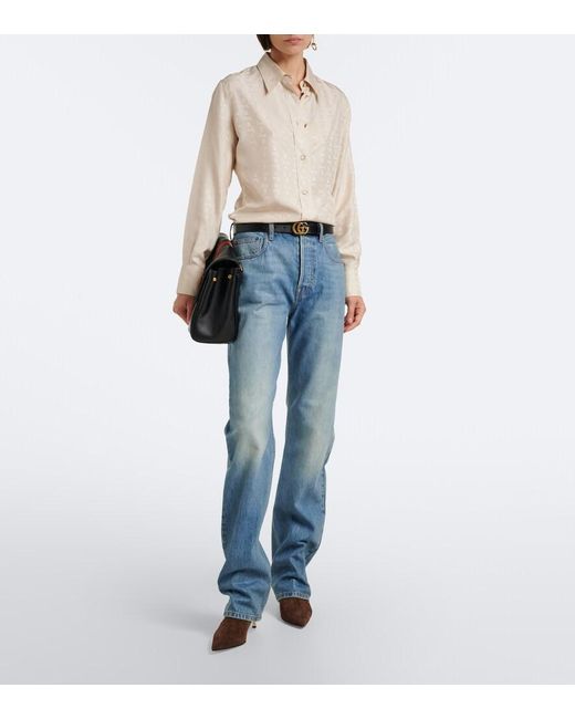 Stivaletti Bombshell Gg di Gucci in Brown